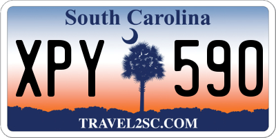 SC license plate XPY590