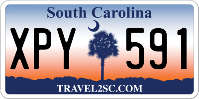 SC license plate XPY591