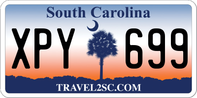 SC license plate XPY699