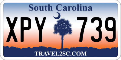 SC license plate XPY739