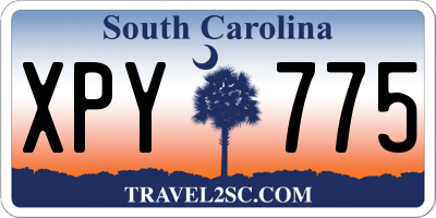 SC license plate XPY775