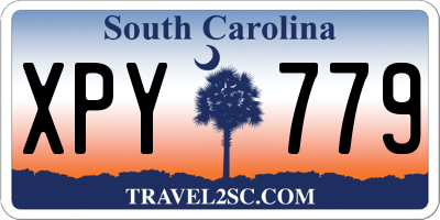 SC license plate XPY779