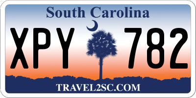 SC license plate XPY782