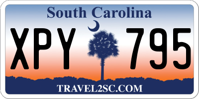 SC license plate XPY795