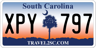SC license plate XPY797