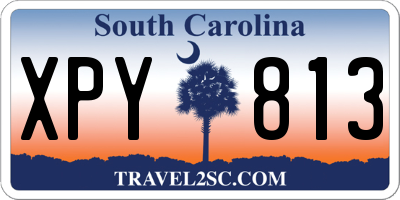 SC license plate XPY813