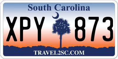 SC license plate XPY873