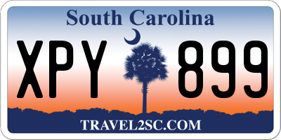 SC license plate XPY899