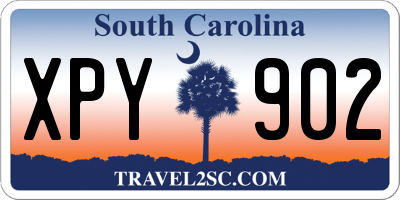 SC license plate XPY902