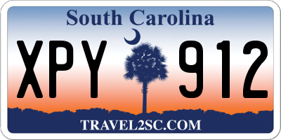 SC license plate XPY912