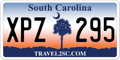 SC license plate XPZ295