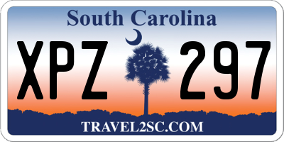 SC license plate XPZ297