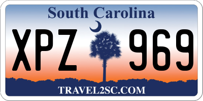 SC license plate XPZ969