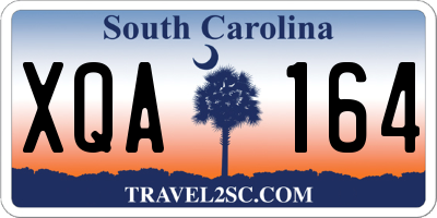 SC license plate XQA164