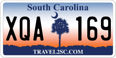 SC license plate XQA169