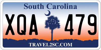 SC license plate XQA479
