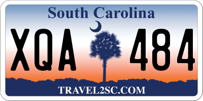 SC license plate XQA484