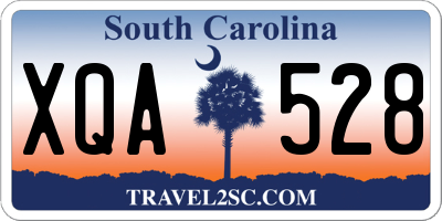 SC license plate XQA528