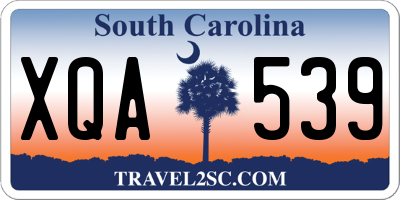 SC license plate XQA539