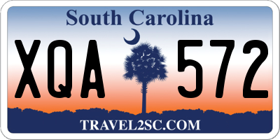 SC license plate XQA572