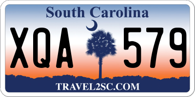 SC license plate XQA579