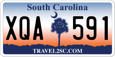 SC license plate XQA591