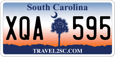 SC license plate XQA595