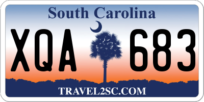 SC license plate XQA683