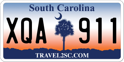 SC license plate XQA911