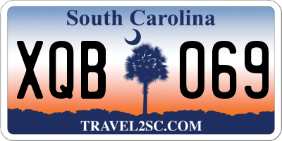 SC license plate XQB069