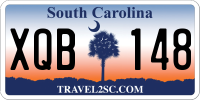 SC license plate XQB148