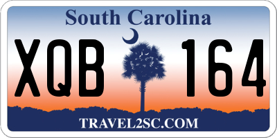 SC license plate XQB164