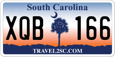 SC license plate XQB166