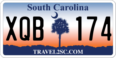 SC license plate XQB174