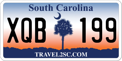 SC license plate XQB199