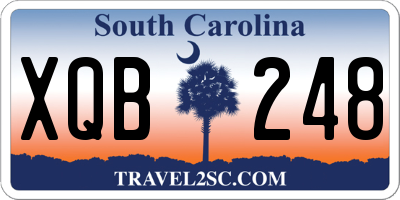 SC license plate XQB248