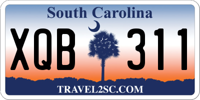SC license plate XQB311