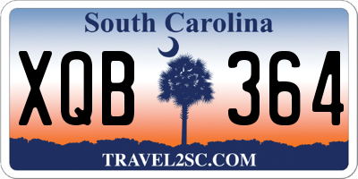 SC license plate XQB364