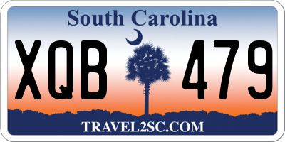 SC license plate XQB479