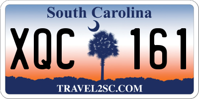 SC license plate XQC161