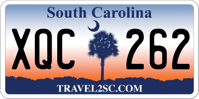 SC license plate XQC262
