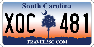 SC license plate XQC481