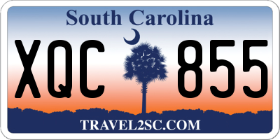 SC license plate XQC855