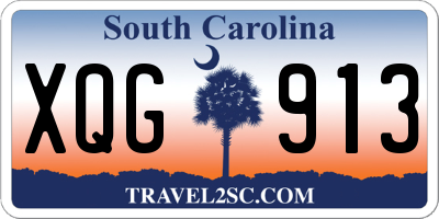 SC license plate XQG913