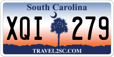 SC license plate XQI279