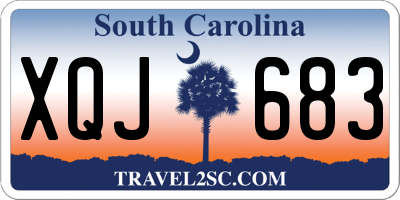 SC license plate XQJ683