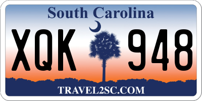 SC license plate XQK948