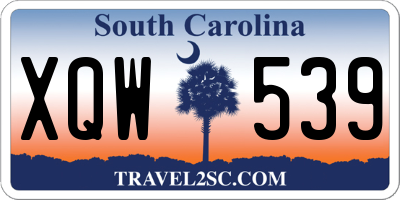 SC license plate XQW539