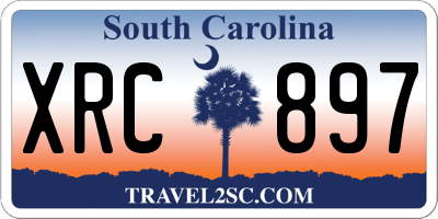 SC license plate XRC897