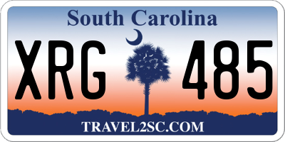 SC license plate XRG485